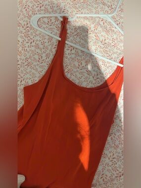 Garage Women's Rust-Orange Scoop Neck Tank